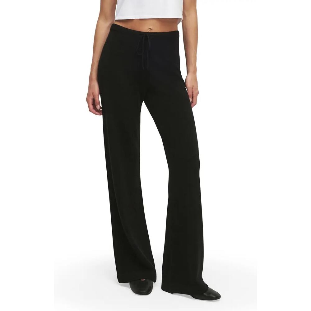 Favorite Daughter Pants Women's Sz M Black Trousers Flare Leg Classic Minimalist - Picture 1 of 12
